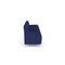 Lesro Siena Lounge Reception 4 Seat Tandem Seating, Brushed Steel, OH Cobalt Upholstery SN4103 - alternate 3